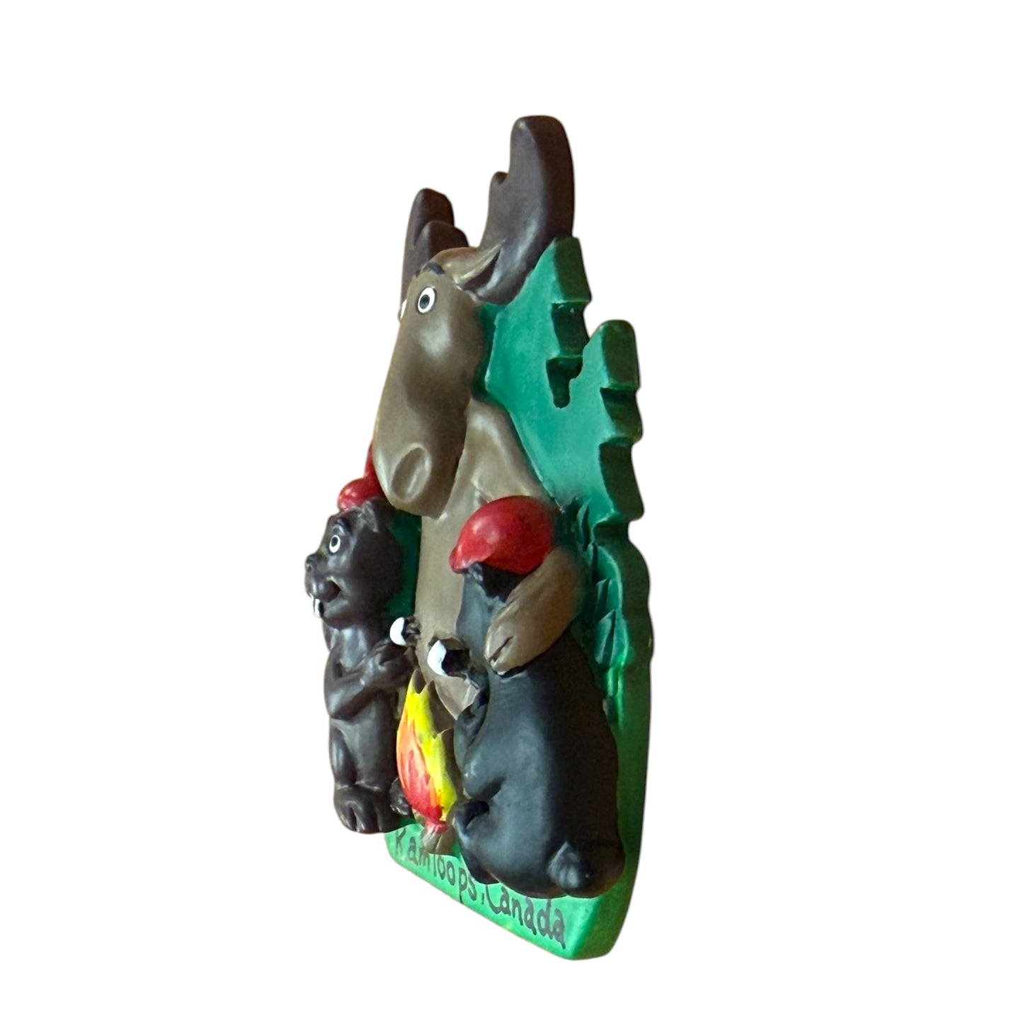 Kamloops Magnet Animal Campfire