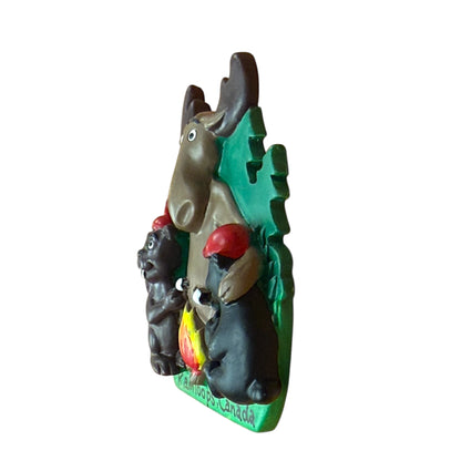 Kamloops Magnet Animal Campfire
