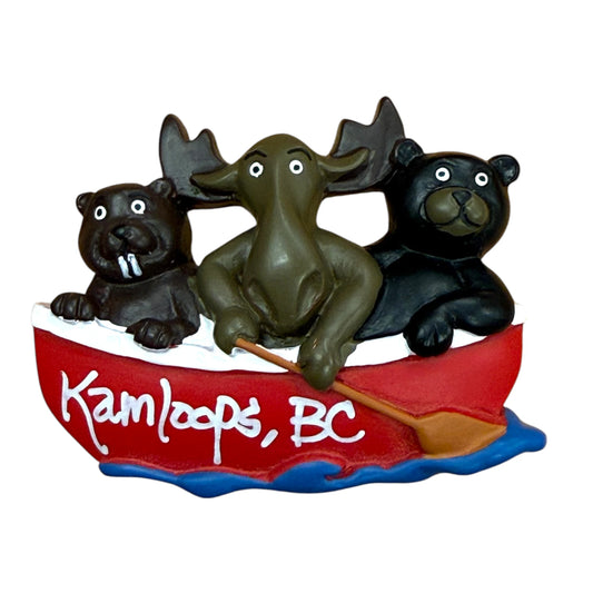 Kamloops Magnet Animal Canoe