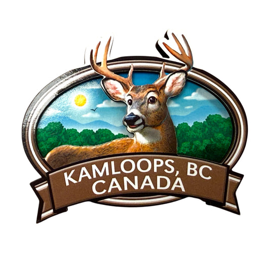 Kamloops 2D Magnet Deer