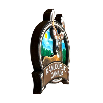 Kamloops 2D Magnet Deer