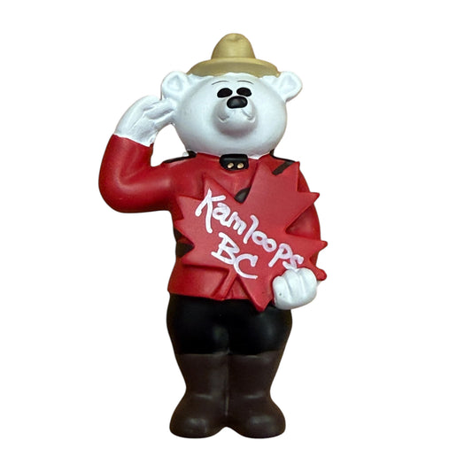 Kamloops Magnet Mountie White Bear