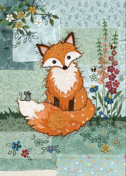 Bug Art Fox Card