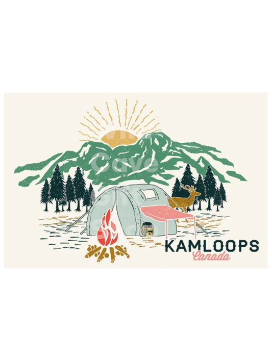 Kamloops Magnet Camping Scene