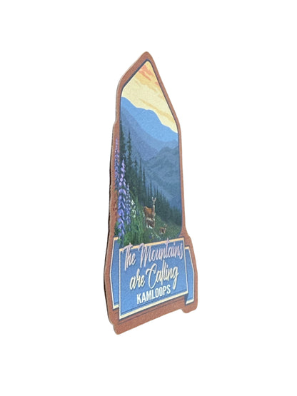 Kamloops Sticker  The Mountains are Calling