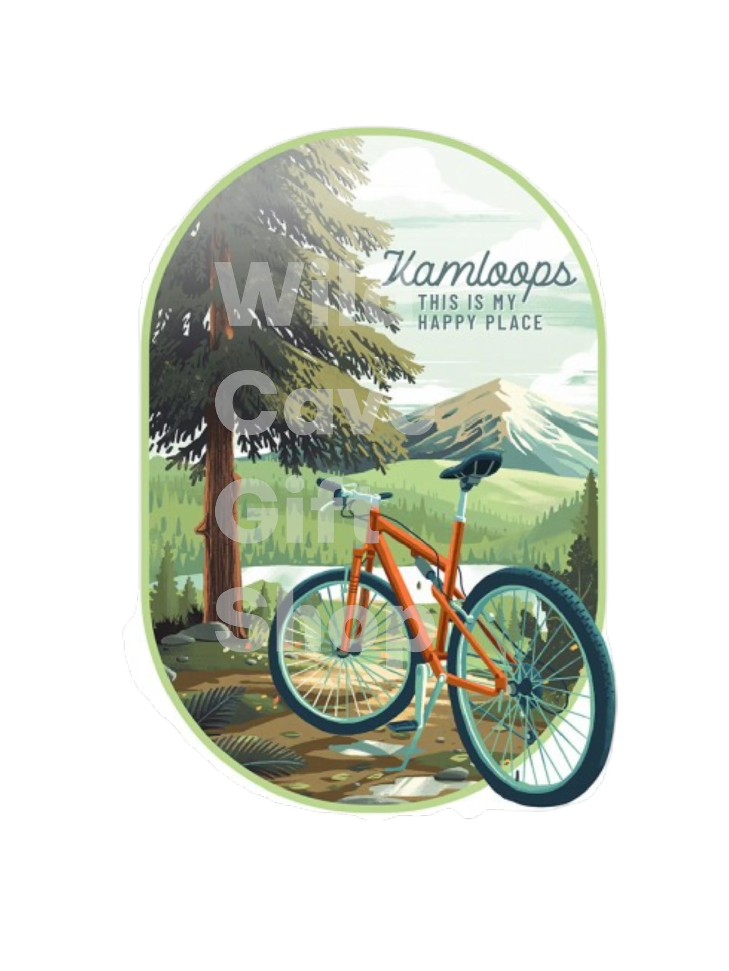 Kamloops Sticker This Is My Happy Place