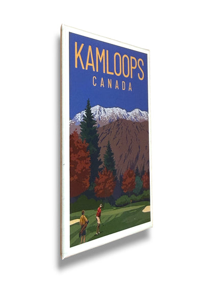 Kamloops Magnet Golfing Scene