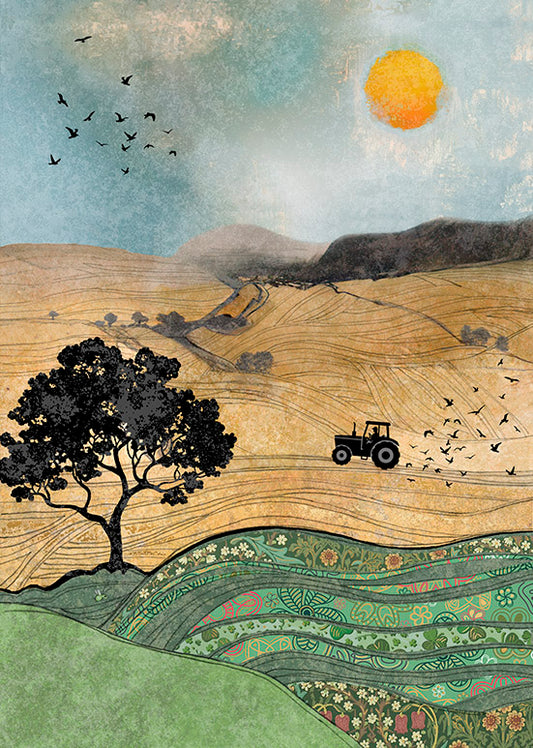 Bug Art Tractor Field Card