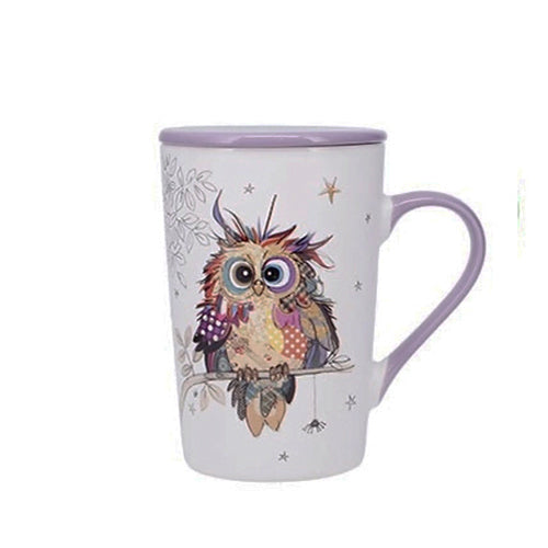 Owl Mug With Strainer