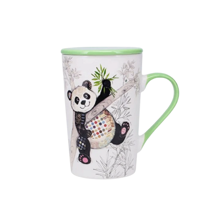 Panda Mug With Straine