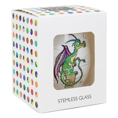 Dragon Stemless Wine Glass