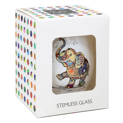 Frog Stemless Wine Glass