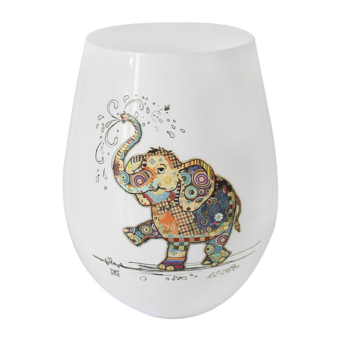 Frog Stemless Wine Glass