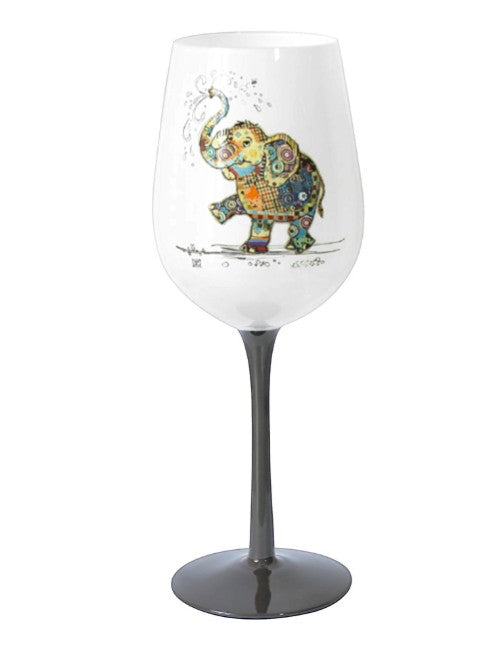 Elephant Wine Glass