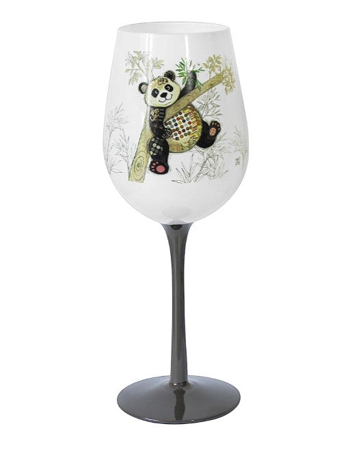 Panda Wine Glass