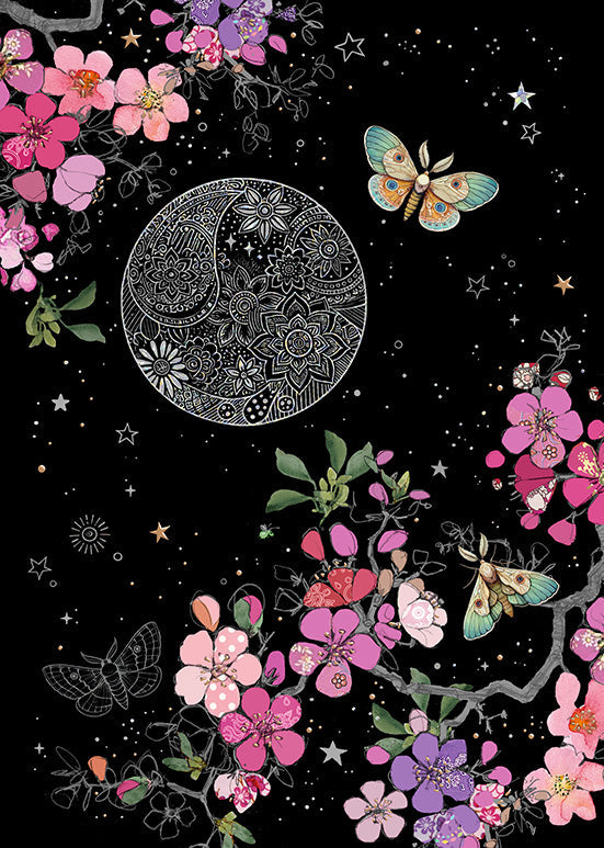 Bug Art Blossom Moon Card