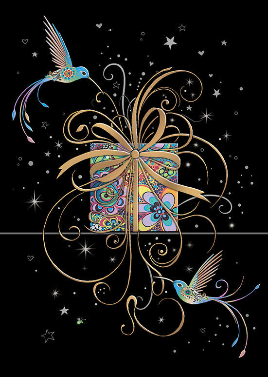 Bug Art Gift Birds Card