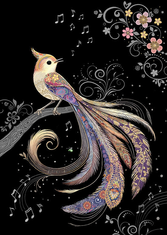 Bug Art Paradise Bird Card