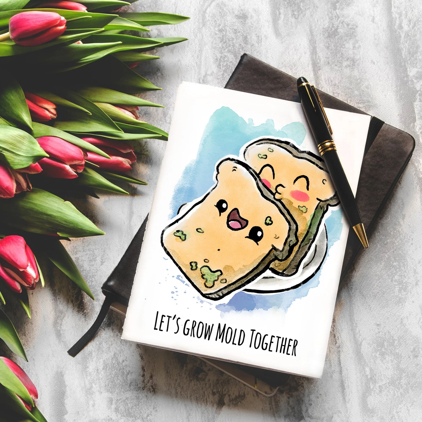 “Let's Grow Mold" Cute Couples Valentine Anniversary Card