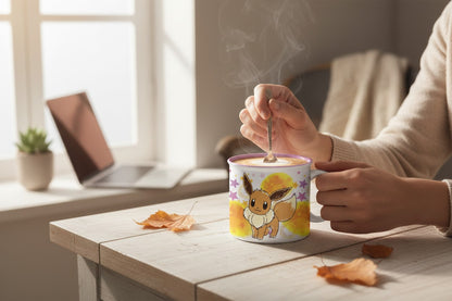 Eevee Star Splatter Camper Mug