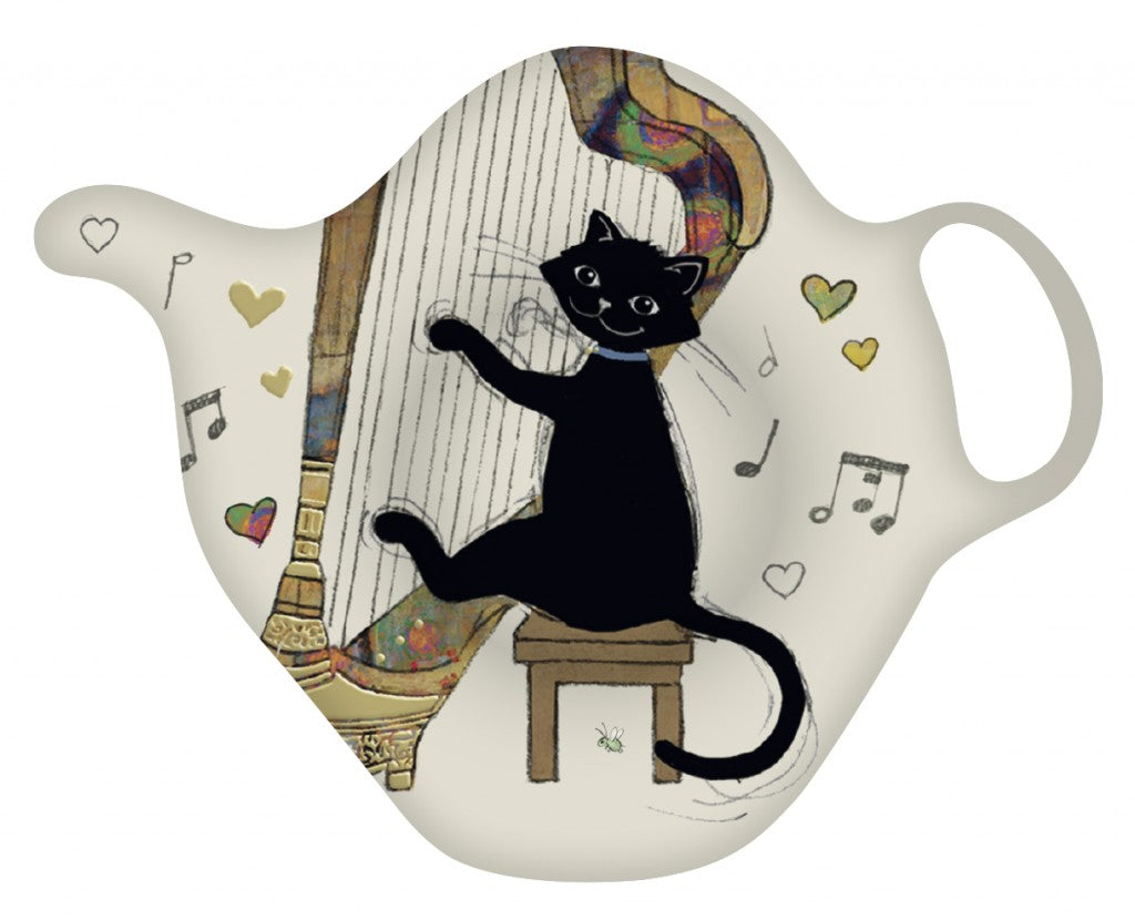 Kitten Teabag/Spoon Holder
