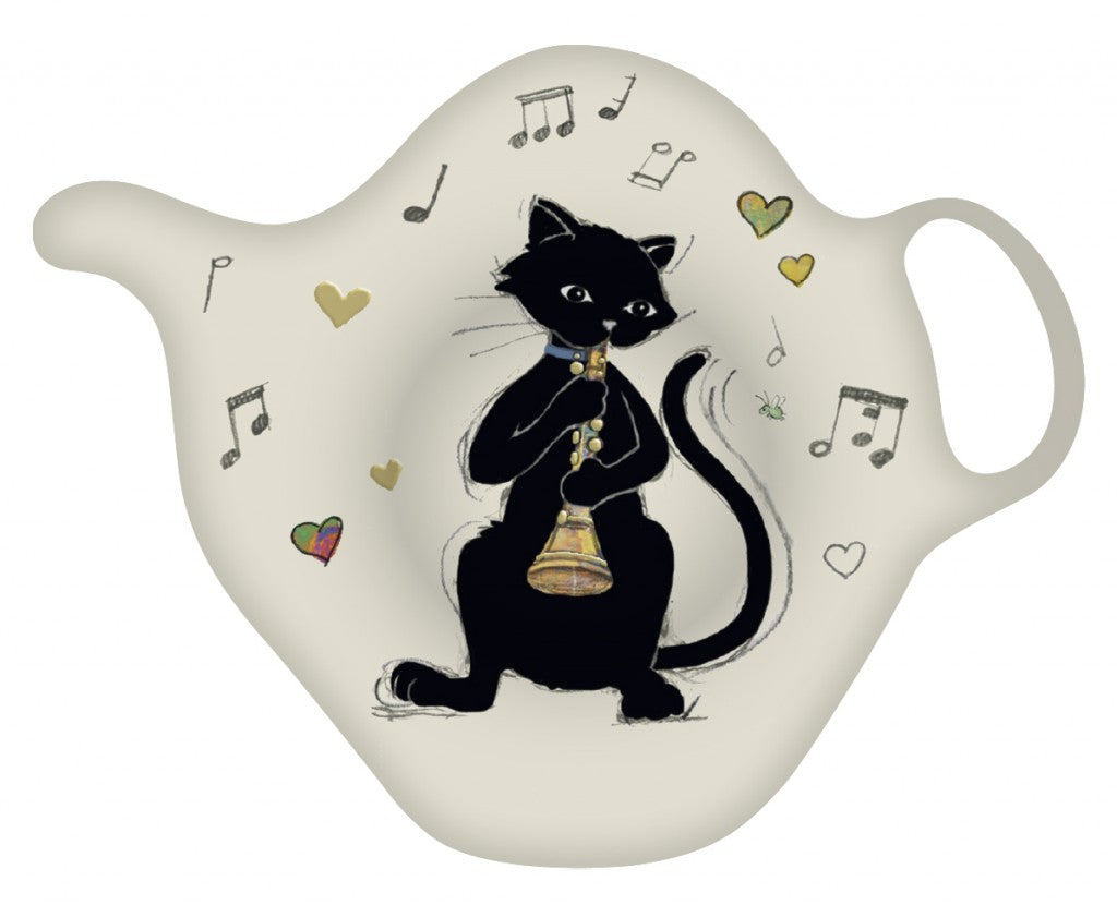 Kitten Teabag/Spoon Holder