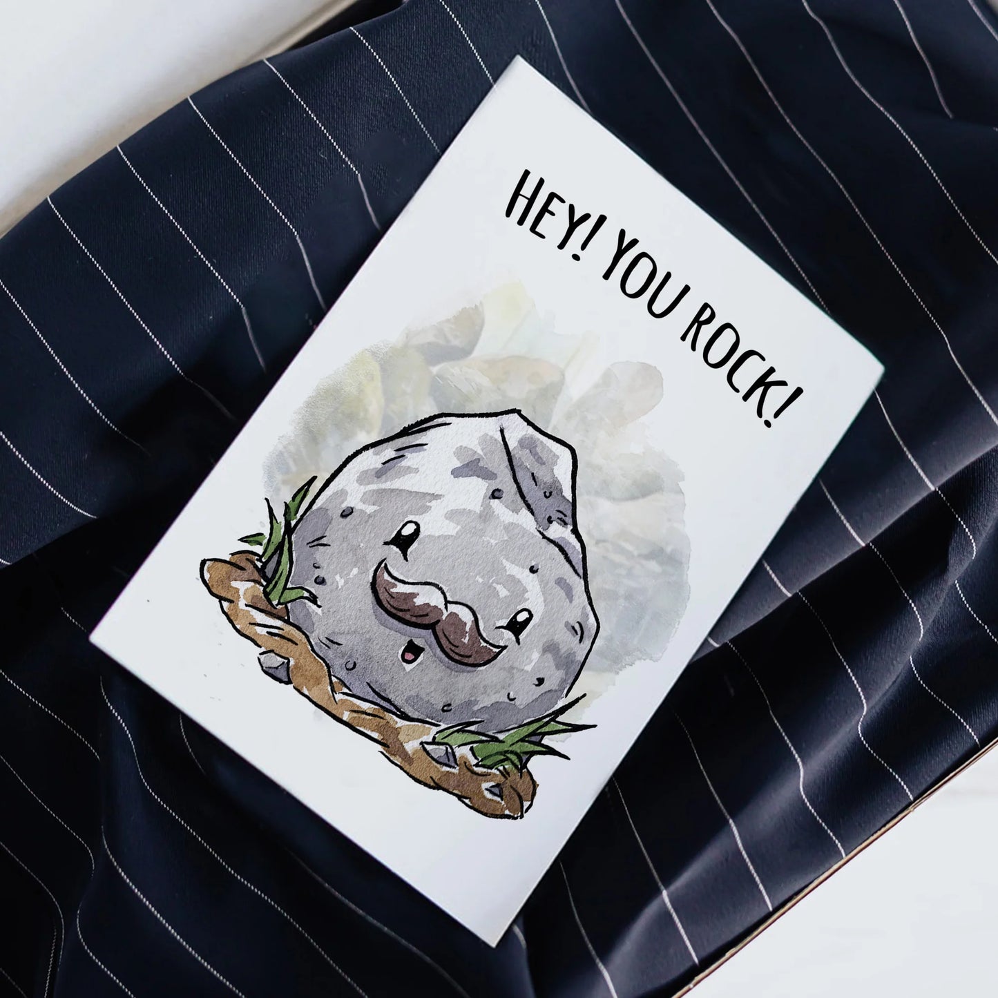 "Hey! You Rock" -  Rock & Roll Card