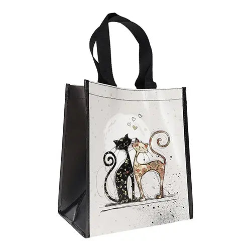 Bug Art Recycled Bag Two Lovecats
