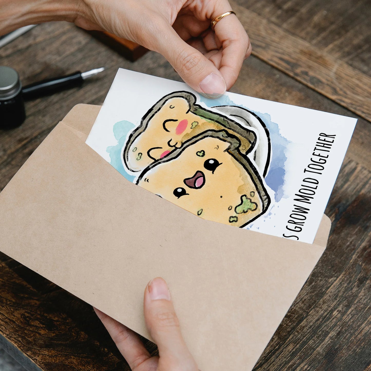 “Let's Grow Mold" Cute Couples Valentine Anniversary Card