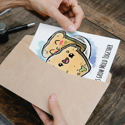 “Let's Grow Mold" Cute Couples Valentine Anniversary Card