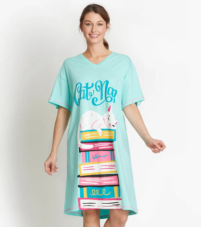 Cat Nap Ladies Sleepshirt