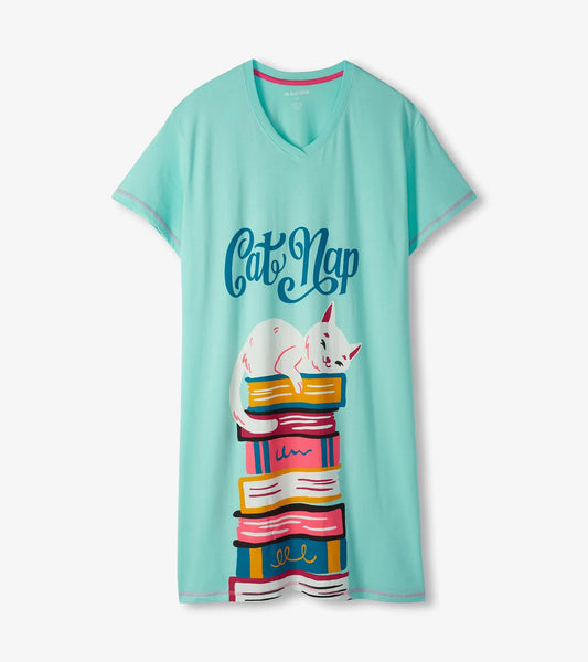 Cat Nap Ladies Sleepshirt