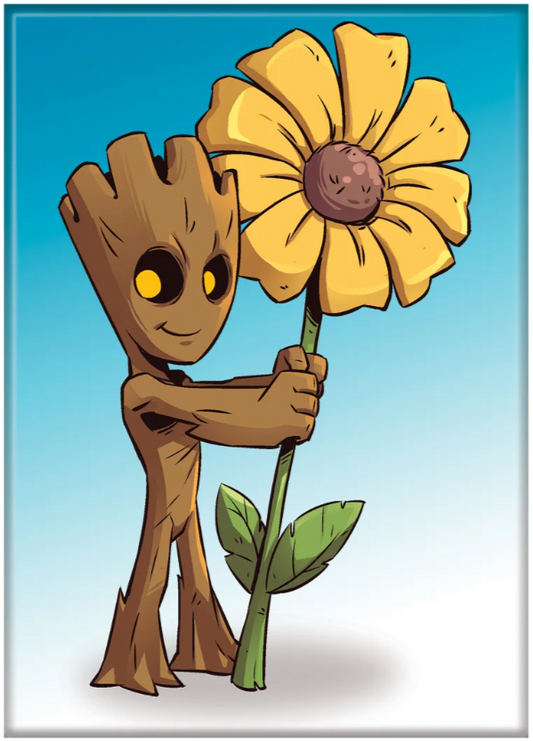 Groot and Daisy Magnet