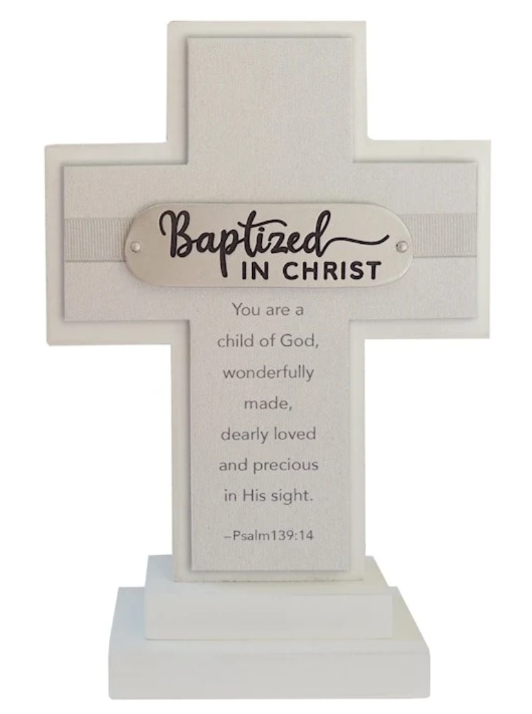 Baptized in Christ Standing Cross