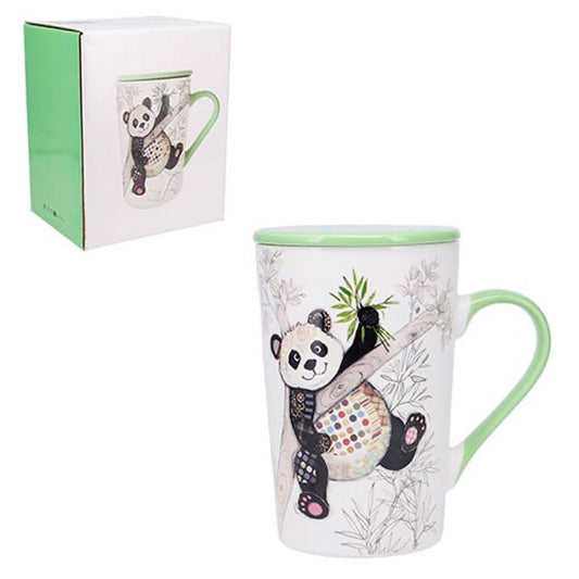 Panda Mug With Straine