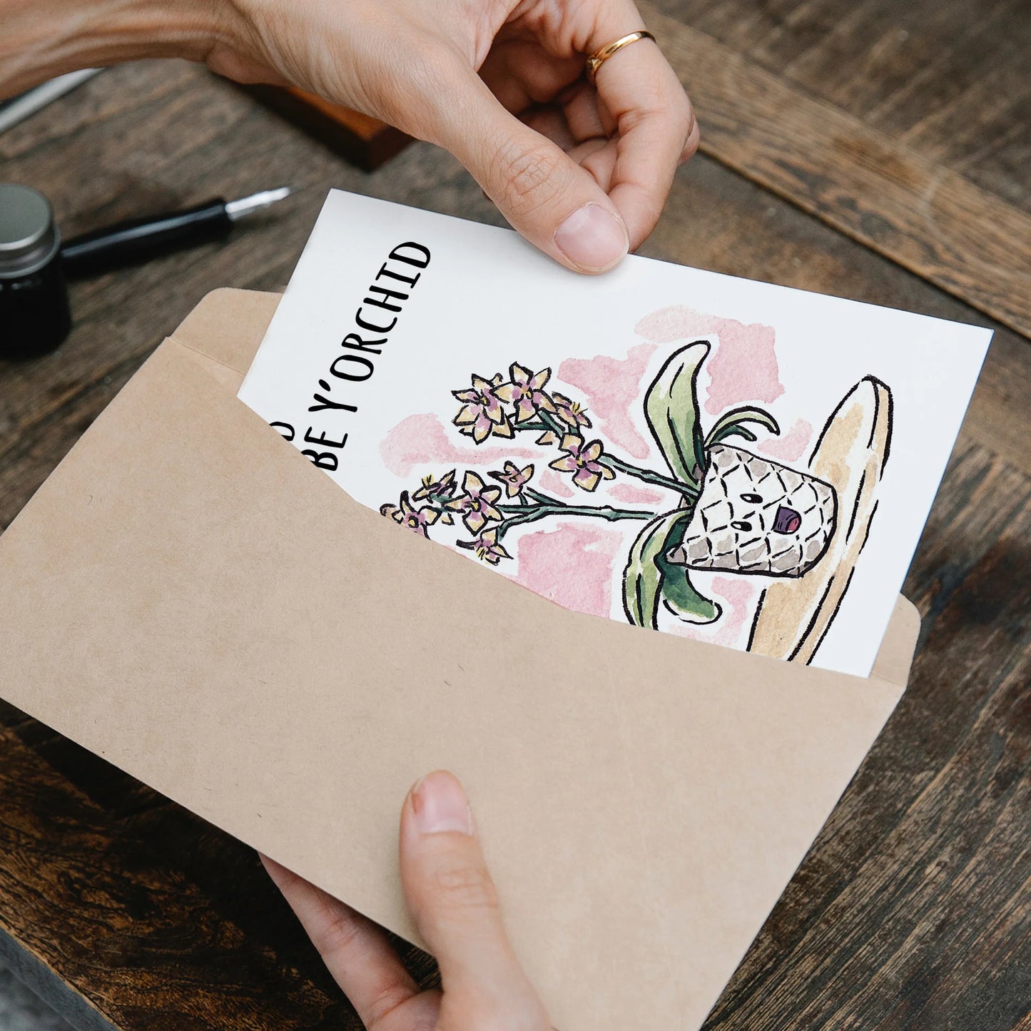 "Proud to be Y'orchid" - Funny Mothers Day Orchid Card