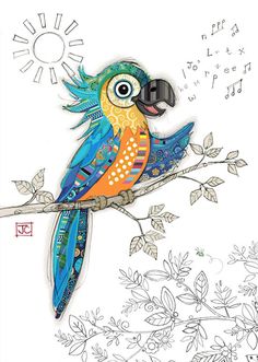 Bug Art Percy Parrot
