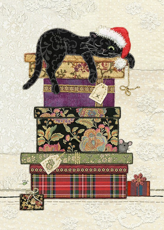 Bug Art Cat Presents Card