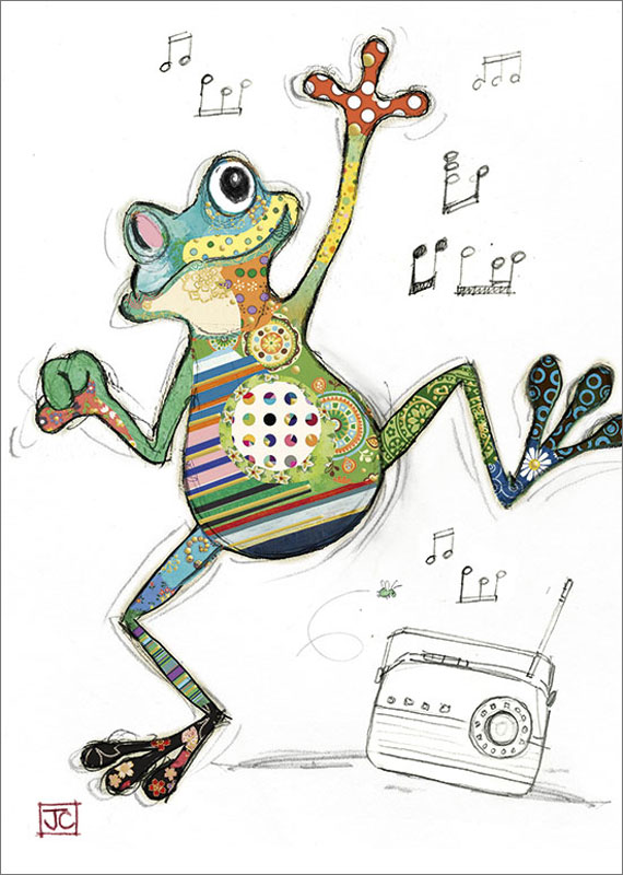 Bug Art Freddy Frog