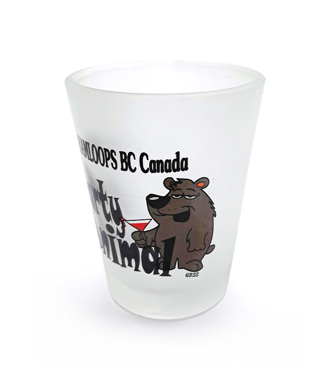 Kamloops Shot Glass Bear