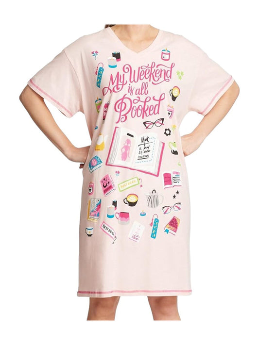 Weekend Booked Ladies Sleepshirt