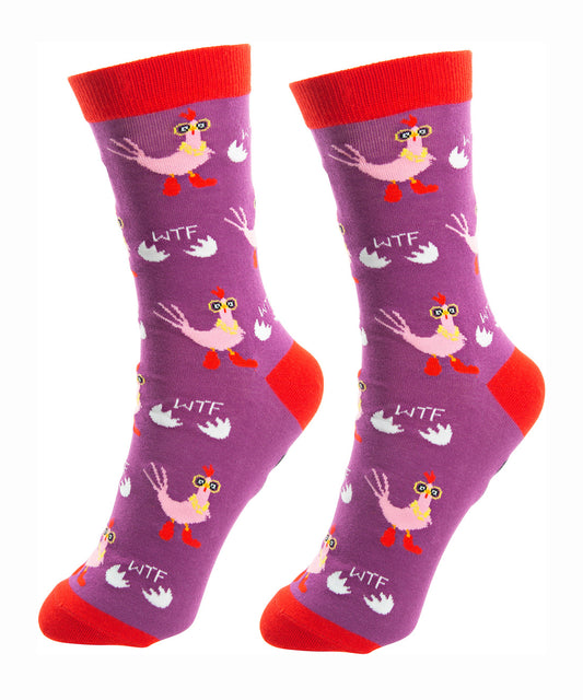 Cluck Off Unisex Crew Socks