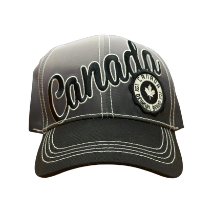 Canada Ball Cap Ombre Black