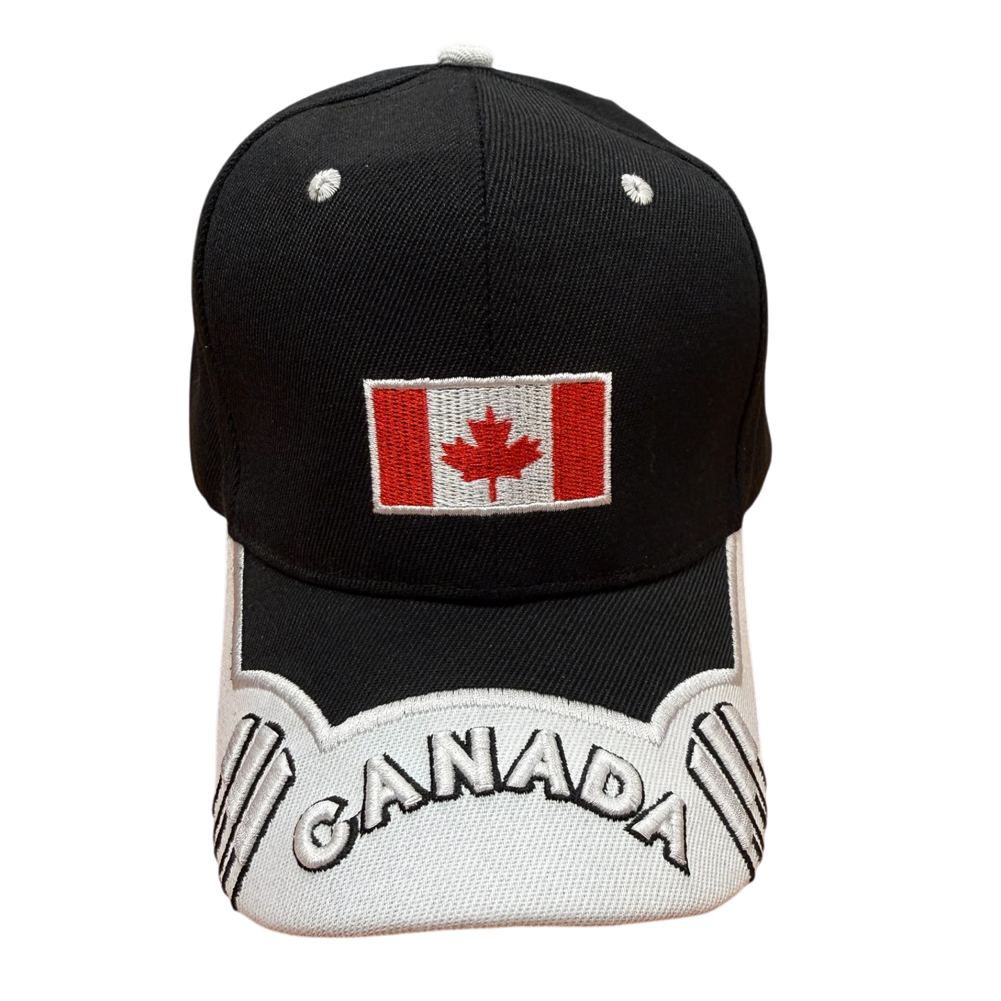 Canada Ball Cap Black/White