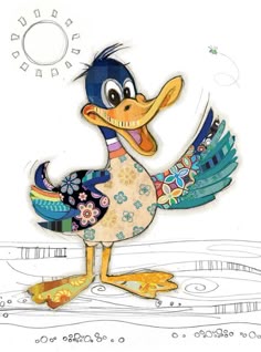 Bug Art Dougie Duck