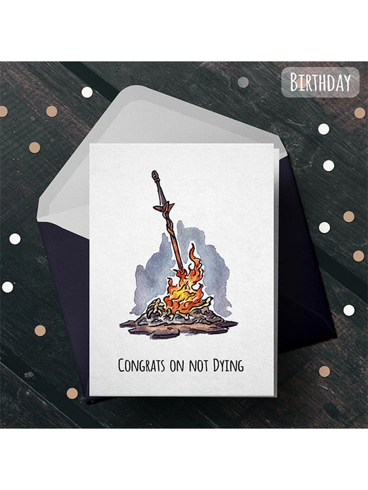 Dark Souls Birthday Card