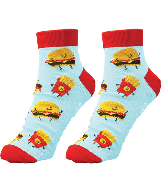 Burger and Fries Unisex Ankle Socks