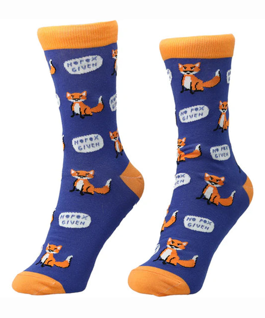 For Fox Sake Crew Socks