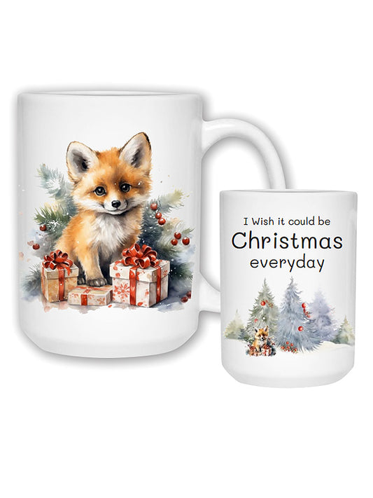 Christmas Fox Mug