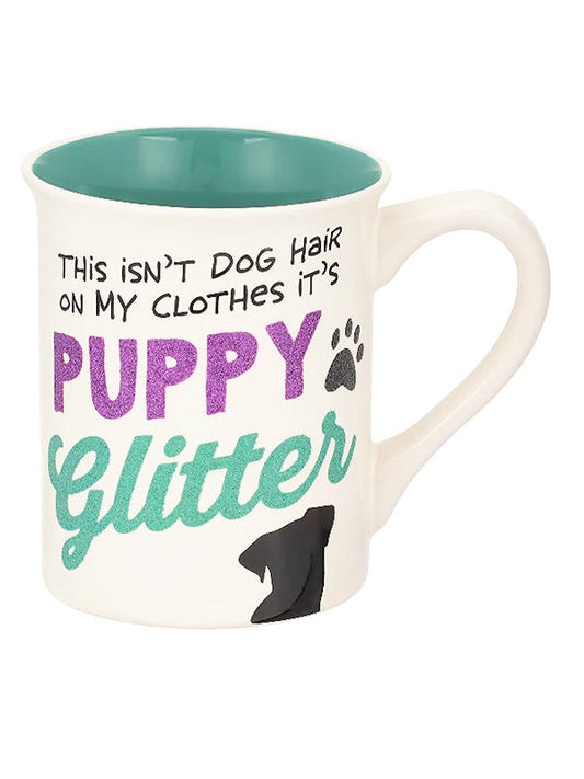 Puppy Glitter Dog Mug